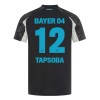 Maillot de Supporter Bayer 04 Leverkusen Edmond Tapsoba 12 Troisième 2024-25 Pour Homme